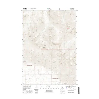 2013 Map of Leatherman Peak, 2013 Print
