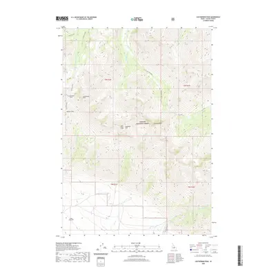 2020 Map of Leatherman Peak, 2020 Print