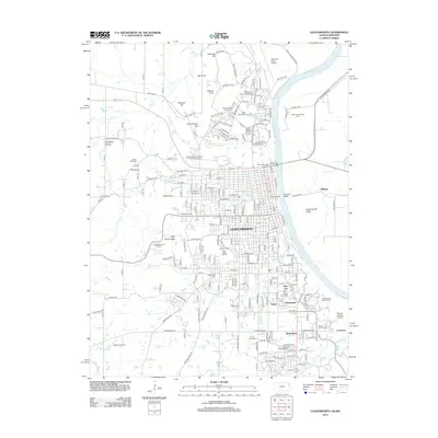2012 Map of Leavenworth, 2012 Print