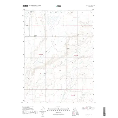 2017 Map of Leavitt Bench, 2017 Print
