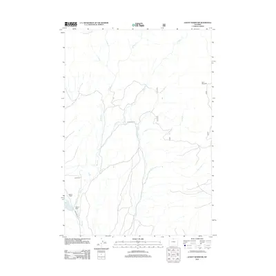 2012 Map of Leavitt Reservoir, 2012 Print