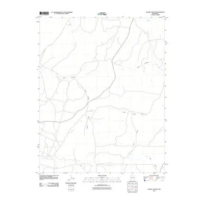 2010 Map of Leavry Canyon, 2010 Print