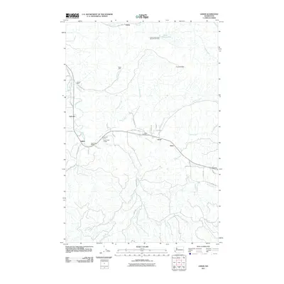 2011 Map of Lebam, 2011 Print