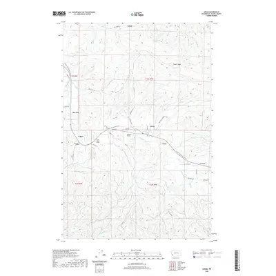 2020 Map of Lebam, 2020 Print