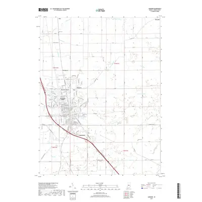 2019 Map of Lebanon, 2019 Print