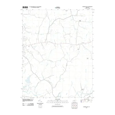 2010 Map of Lebanon East, 2010 Print