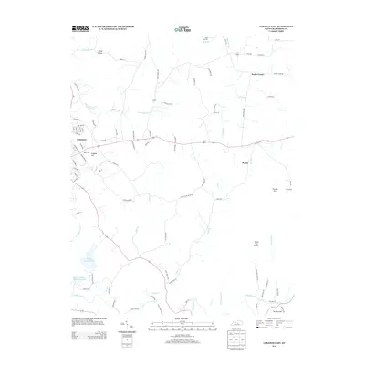 2013 Map of Lebanon East, 2013 Print