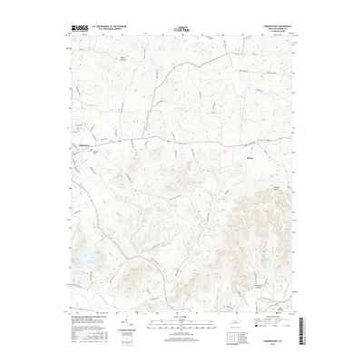 2016 Map of Lebanon East, 2016 Print