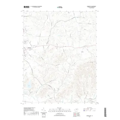 2019 Map of Lebanon East, 2019 Print