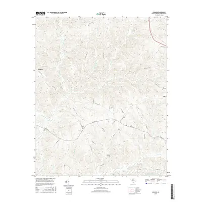 2017 Map of Lebanon, 2017 Print