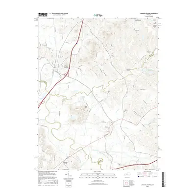2016 Map of Lebanon Junction, 2016 Print