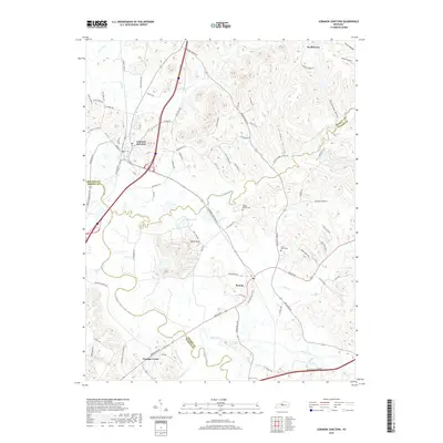 2019 Map of Lebanon Junction, 2019 Print