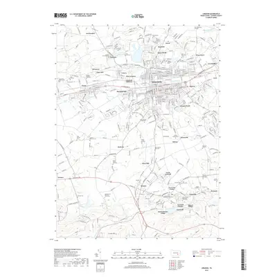 2019 Map of Lebanon, 2019 Print