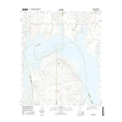 2016 Map of Lebanon, 2016 Print