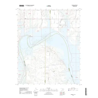 2018 Map of Lebanon, 2018 Print