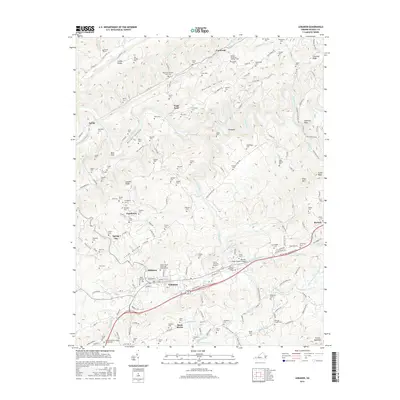 2016 Map of Lebanon, 2016 Print