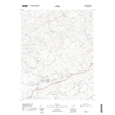 2019 Map of Lebanon, 2019 Print