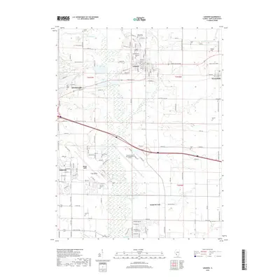 2018 Map of Lebanon, 2018 Print