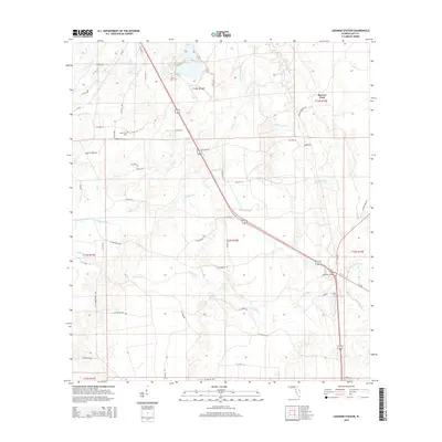 2015 Map of Lebanon Station, 2015 Print