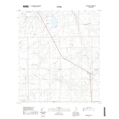 2021 Map of Lebanon Station, 2021 Print