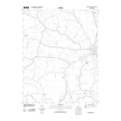 2010 Map of Lebanon West, 2010 Print