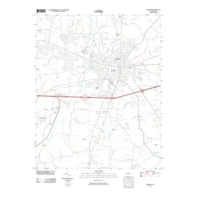 2010 Map of Lebanon, 2010 Print