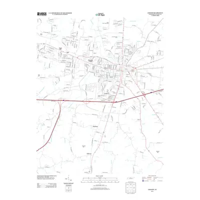 2013 Map of Lebanon, 2013 Print