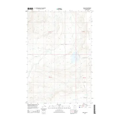 2014 Map of Lebo Lake, 2014 Print