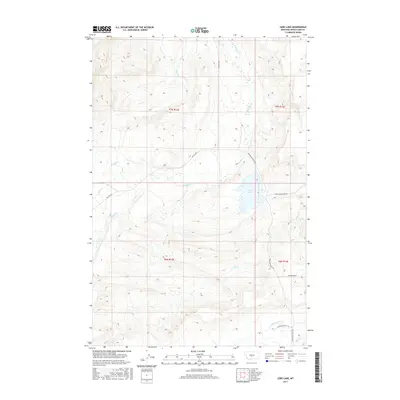 2017 Map of Lebo Lake, 2017 Print