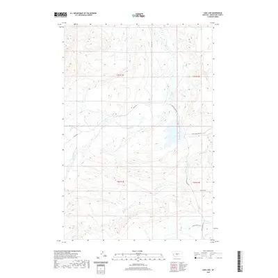 2020 Map of Lebo Lake, 2020 Print