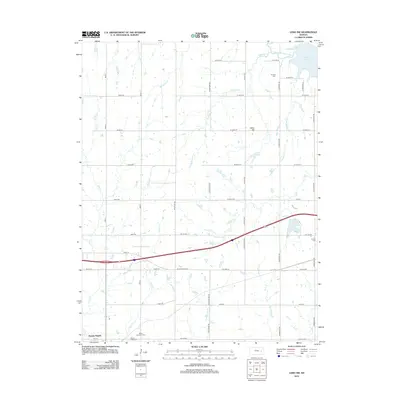 2012 Map of Lebo NW, 2012 Print