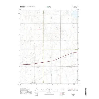 2018 Map of Lebo NW, 2018 Print