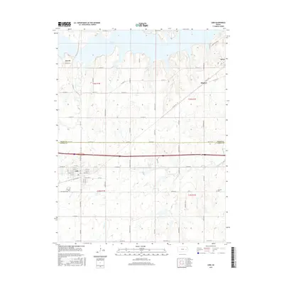2015 Map of Lebo, 2015 Print