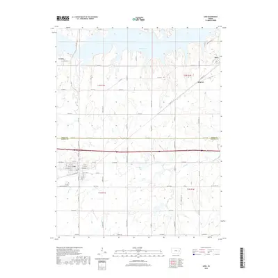 2018 Map of Lebo, 2018 Print