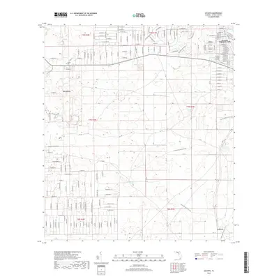 2018 Map of Lecanto, 2018 Print