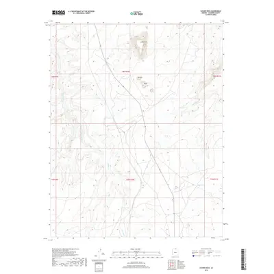 2018 Map of LeChee Rock, 2018 Print