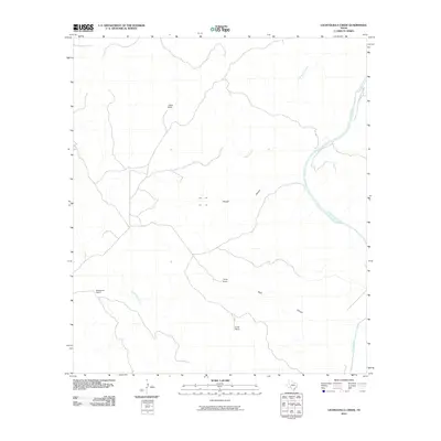 2010 Map of Lechuguilla Creek, 2010 Print