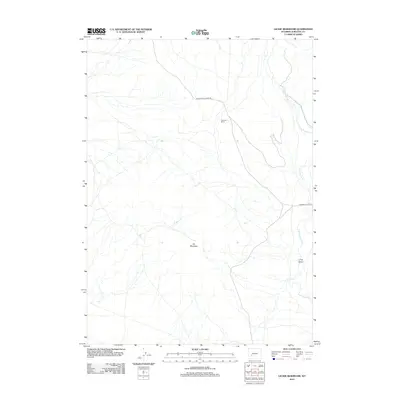 2012 Map of Leckie Reservoir, 2012 Print