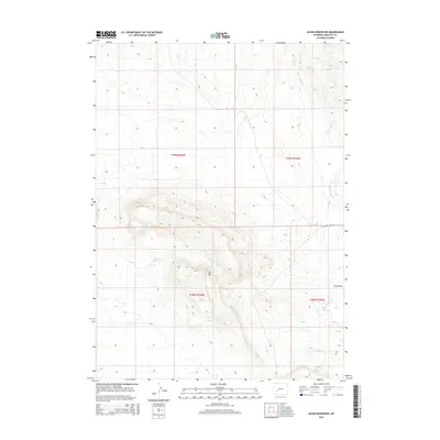 2015 Map of Leckie Reservoir, 2015 Print