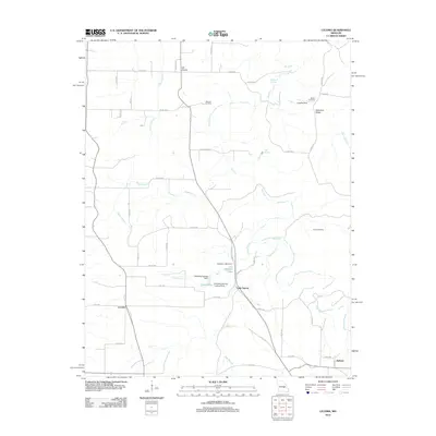 2012 Map of Lecoma, 2012 Print