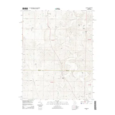 2015 Map of Lecoma, 2015 Print