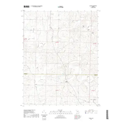 2017 Map of Lecoma, 2017 Print