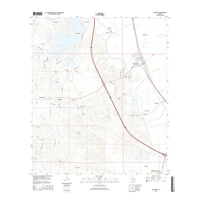 2015 Map of Lecompte, 2015 Print
