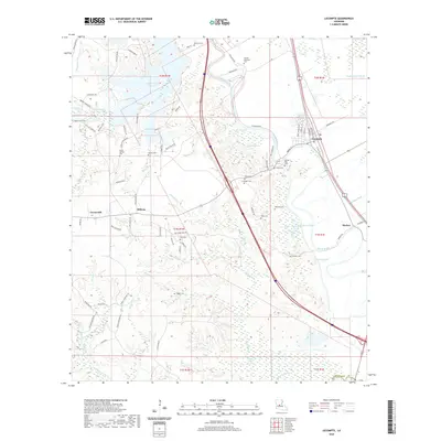 2020 Map of Lecompte, 2020 Print