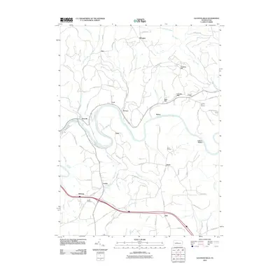 2010 Map of Lecontes Mills, 2010 Print