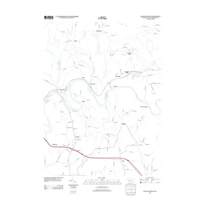 2013 Map of Lecontes Mills, 2013 Print