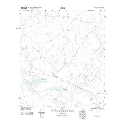 2010 Map of Ledbetter, 2010 Print