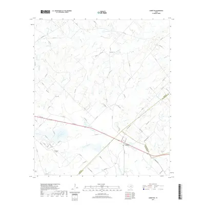 2019 Map of Ledbetter, 2019 Print