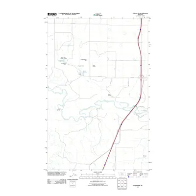 2011 Map of Ledger NW, 2011 Print
