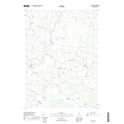 2019 Map of Lee Center, 2019 Print